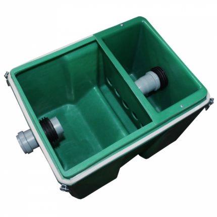 Residential single chamber fat separator Inexpensive grease trap model