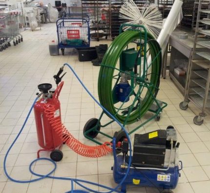 Profesionalna oprema za servis u ventilacijskom sustavu Oprema za čišćenje