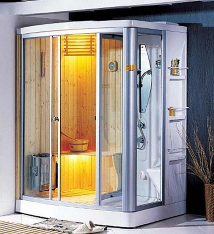 Décorer une cabine de douche avec un sauna Décorer une cabine de douche avec un sauna