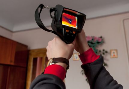 Carrying out an energy audit in the house