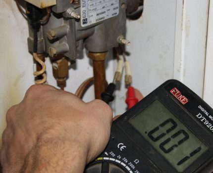 Diagnostics ng gas boiler automation Diagnostics ng gas boiler automation