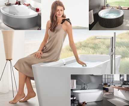 Mga kalamangan ng mga bathtubs na gawa sa Italyano Mga Paligo sa Villeroy at Boch