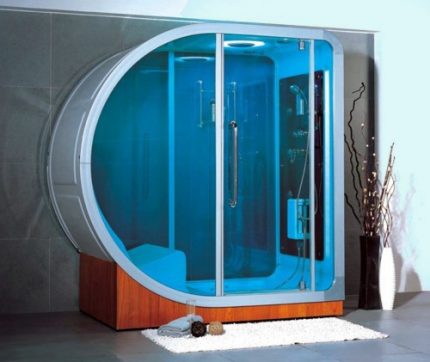 Oversized shower Oversized shower