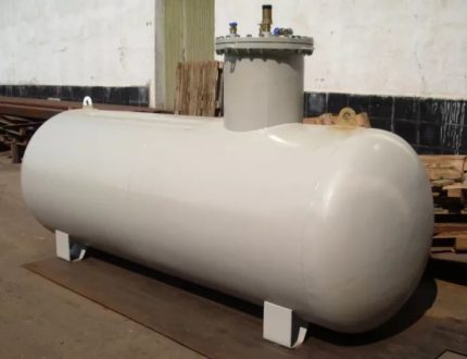 Ang haluang metal na haluang metal na likido na imbakan ng gas May hawak ng bakal na gas