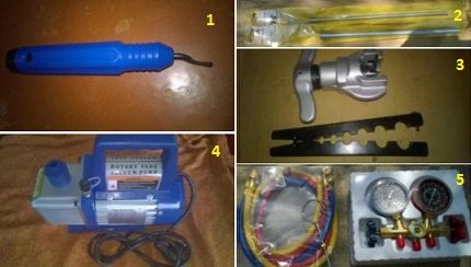 Before installing the system, prepare the tools Mounting tools