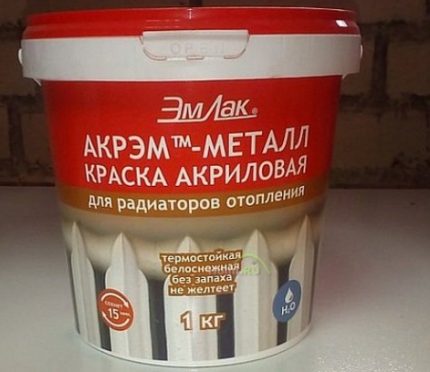 Акрилен емайл Акрилна боя
