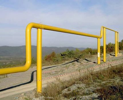 Ang plastik na pipeline ng plastik ay hindi madadala sa kalsada Gas linya sa kalsada