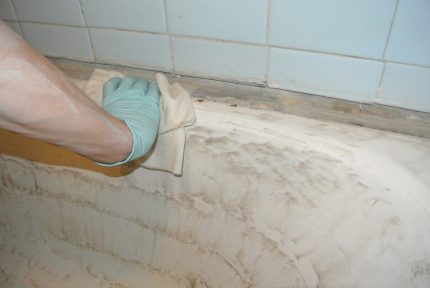 Ang proseso ng paghahanda ng paliguan para sa paglalapat ng likidong acrylic Degreasing bath