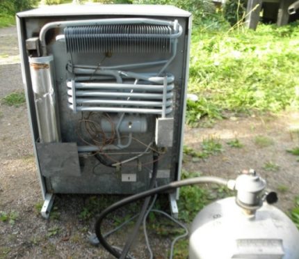 Palamigan ng gas na gawang bahay Palamigan ng gas na gawang bahay