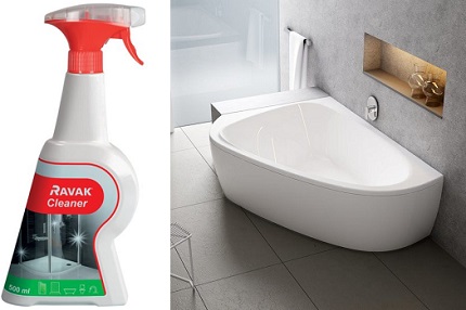 Espesyal na formulated para sa acrylic bathtubs Malinis na mas malinis