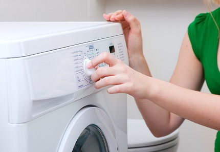 Management of the front model of the washing machine Machine control unit