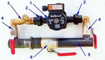 For proper installation of equipment, you can use the scheme Bypass wiring diagram