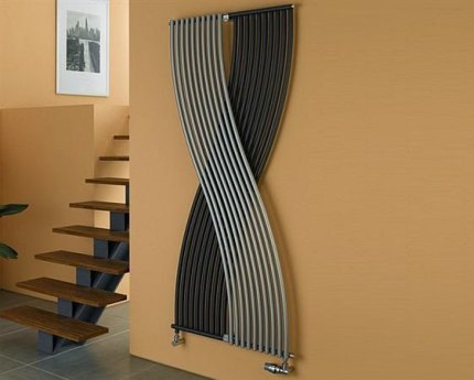 Rørformet vertikal radiator Rørformet vertikal radiator