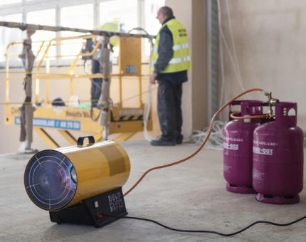 Pistolet à air chaud avec bouteille de gaz Caractéristiques Master BLP