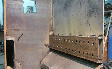 Ống dẫn khí của nồi hơi nhiệt phân Ống dẫn khí của nồi hơi nhiệt phân