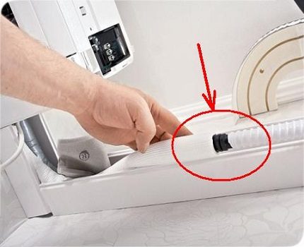 Do not bend the drain pipe sharply and allow it to sag Drain pipe