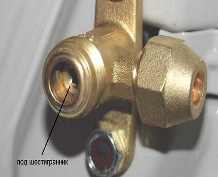 The vacuum process is best done with a vacuum pump. Hex socket