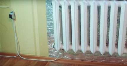 Radiator med tilkobling Radiator med tilkobling