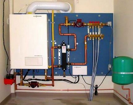Pag-install ng boiler ng gas Pag-install ng boiler ng gas
