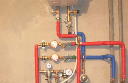 Isolation of boiler water lines Isolation of boiler water lines