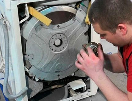 How to replace a washer bearing