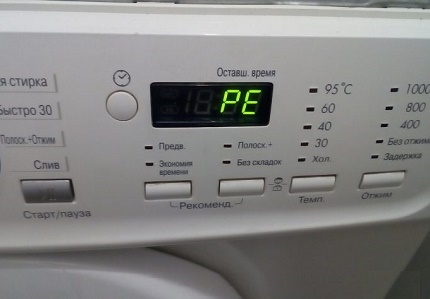 RE kļūda pirmajā piegājienā