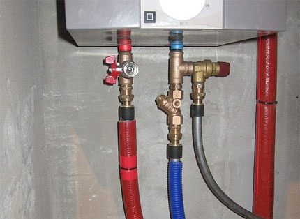 Proper boiler connection Proper boiler connection