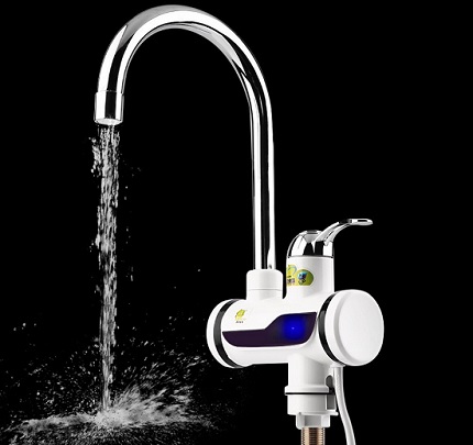 Chauffe-eau instantané électrique avec effet anti-calcaire Matériau du corps
