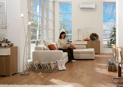 Air conditioning operation for heating Thermal power