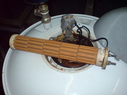 Pag-aalis ng isang dry heater