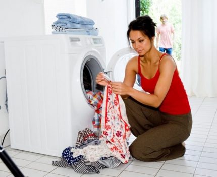 The parameters of the washing machine during the spin cycle Spin Characteristics