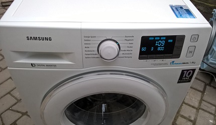 Samsung washing machine frontal type Samsung washing machine frontal type