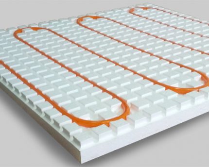 Sistema ng Polystyrene para sa ilalim ng pag-init