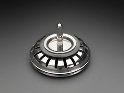 Using a grate allows longer gaps between siphon cleaning Protective metal grill