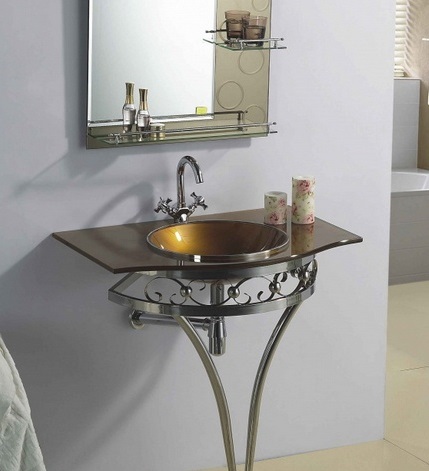 Lavabo de vidre fet xinès Model de marca Ledem