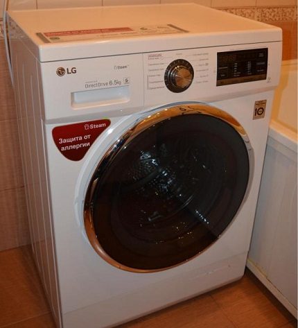 Washing machine brand LG Washing machine brand LG
