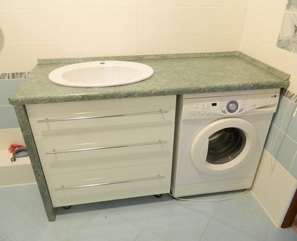 Ang mga kasangkapan sa particle sa isang abot-kayang presyo Particleboard para sa isang banyo mula sa isang chipboard