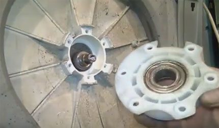 Hub with bearing
