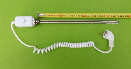 Kapag pumipili, isaalang-alang ang haba ng kawad Mga elemento ng pag-init ng pantubo para sa mga radiator