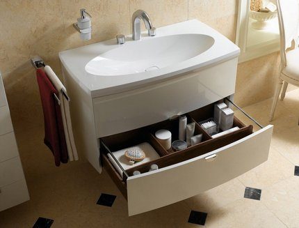 Paano pumili ng tama ng isang gabinete na may isang lababo para sa pag-install sa banyo Cupboard na may lababo