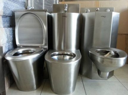 Galvanized steel toilet with sink Vandal proof kits
