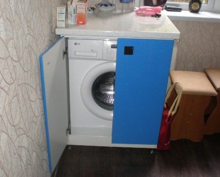 Washing machine in the hallway Washing machine in the hallway