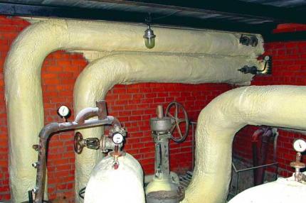 Thermal insulation foam for pipes Thermal insulation foam for pipes