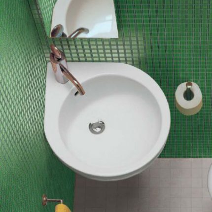 Góc phòng tắm chìm Treo treo