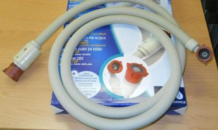Inlet hose with Aquastop system Inlet hose with Aquastop system