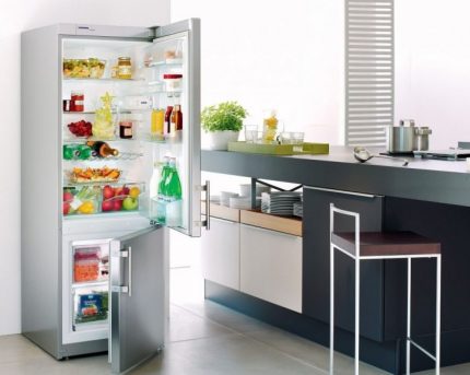 Zweikammer-Kühlschrank