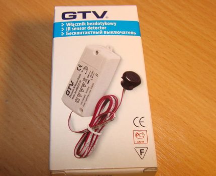 Instructions for buyers of a contactless switching device The switch is completed with instructions