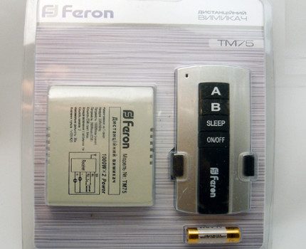 מתג אלחוטי Feron TM-75 מתג אלחוטי Feron TM-75