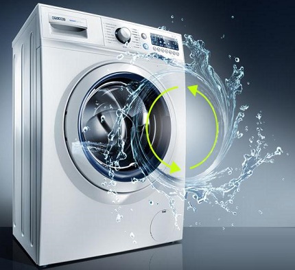 Componentes para a montagem da máquina de lavar roupa Atlant O princípio de montagem da máquina de lavar roupa Atlant