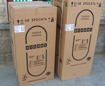 За помицање је боље користити изворно паковање фрижидера Фабрички фрижидер